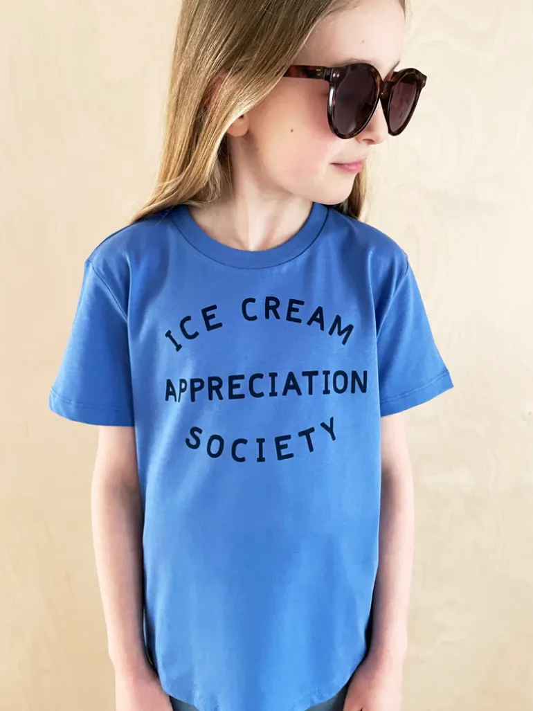 Alphabet Bag | Ice Cream Appreciation Society T-Shirts | Blue