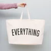 Alphabet Bags | Everything Tote Bags | Natural