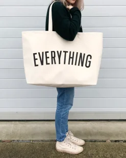 Alphabet Bags | Everything Tote Bags | Natural