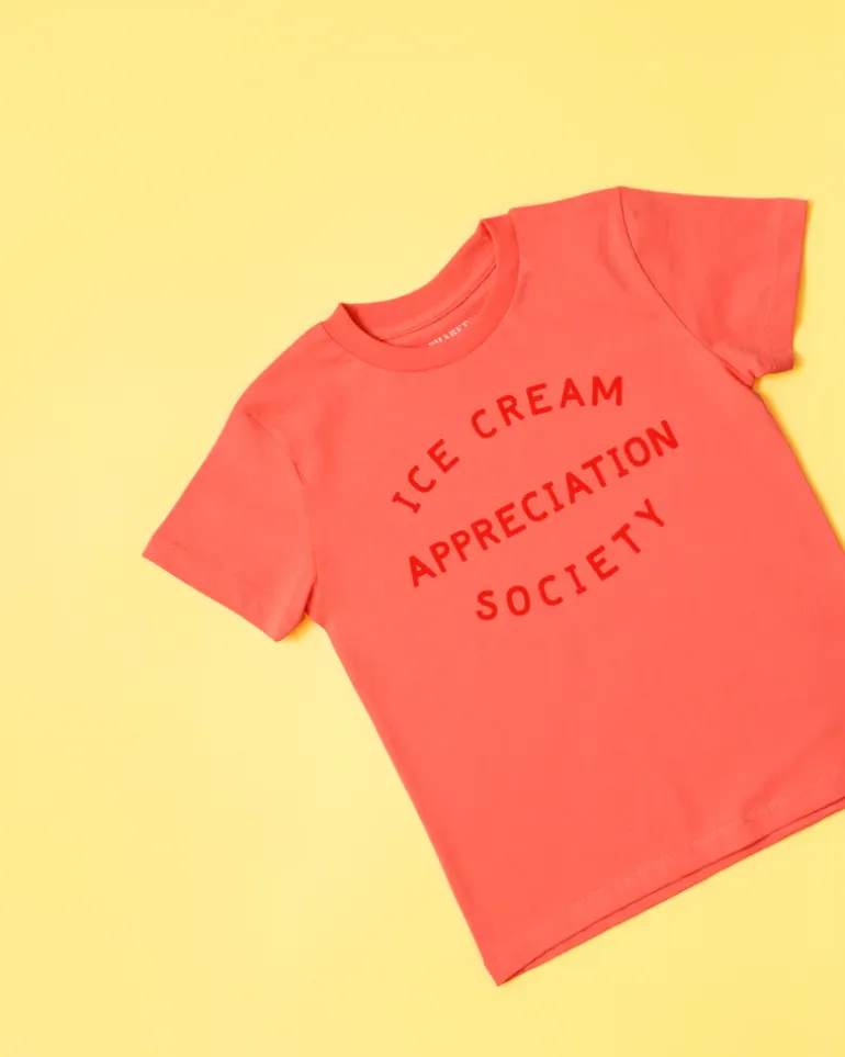 Alphabet Bags | Ice Cream Appreciation Society T-Shirts | Orange