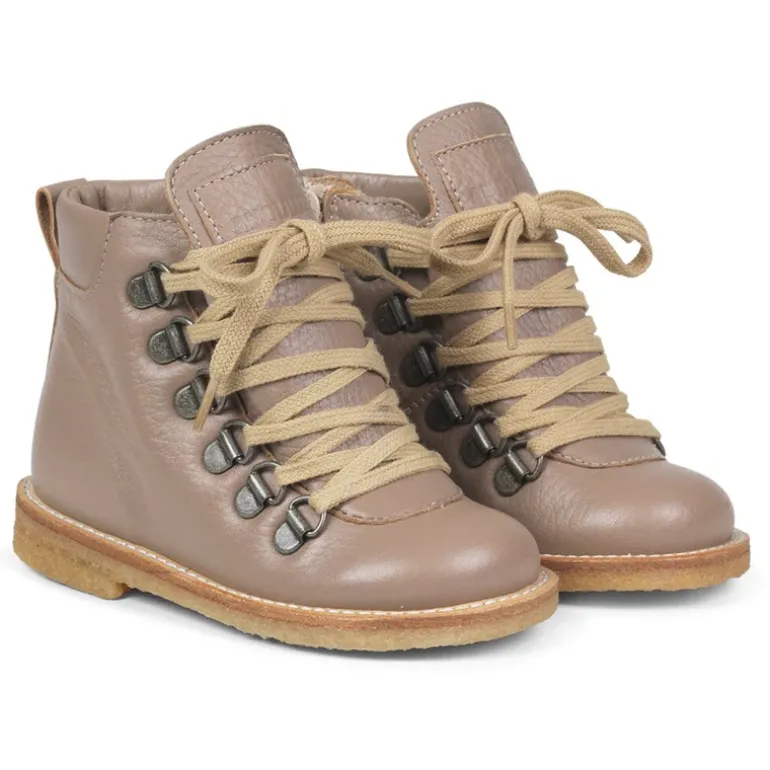Angulus Kids | Basic Lace Boot with Zipper | Rosa