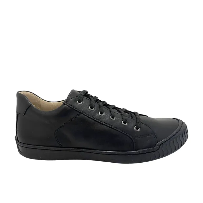 Bo-Bell School Shoes | Lace Up Olso | Black Leather