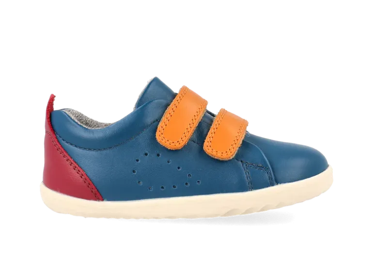 Bobux Grass Court | Step up | Tidal Teal & Cranberry