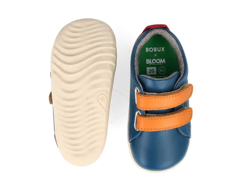 Bobux Grass Court | Step up | Tidal Teal & Cranberry