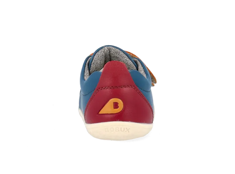 Bobux Grass Court | Step up | Tidal Teal & Cranberry