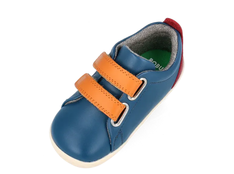 Bobux Grass Court | Step up | Tidal Teal & Cranberry