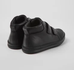 Camper School Shoes | Velcro Runner Boot | Black