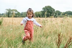 Dotty Dungarees | Corduroy Dungarees | Heart Print