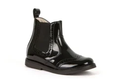 Froddo Chelsea Boots | Chelys Brogue | Black Patent