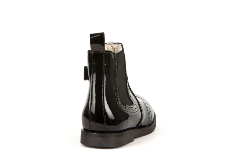 Froddo Chelsea Boots | Chelys Brogue | Black Patent