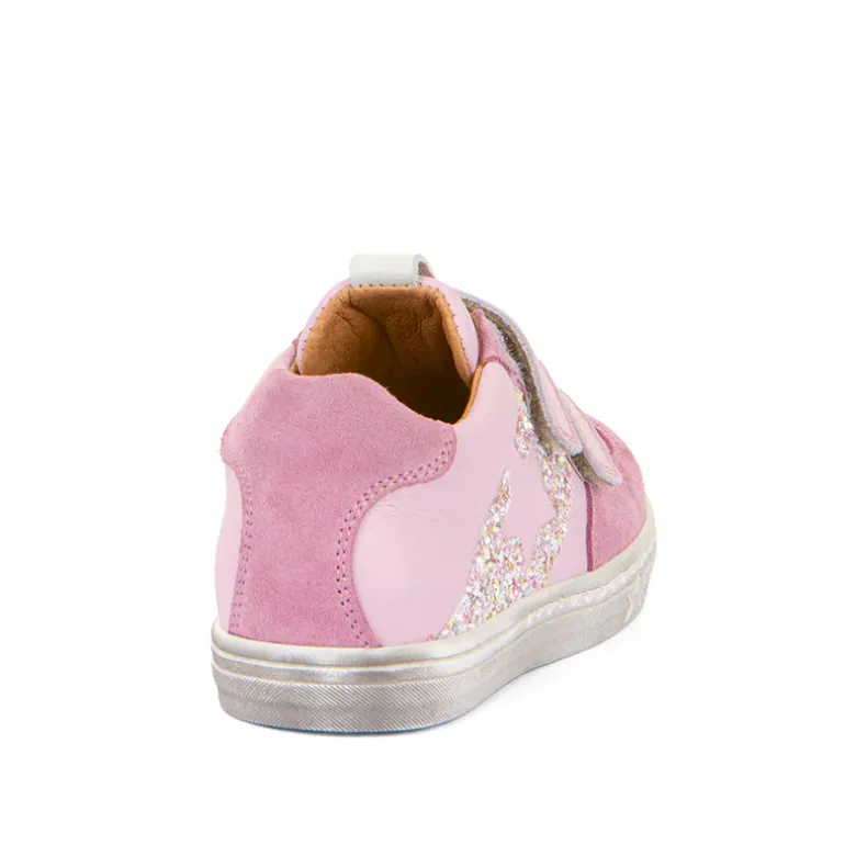 Froddo Dolby | Velcro Shoe | White & Pink