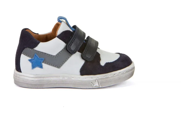 Froddo Dolby | Velcro Trainer | White & Blue