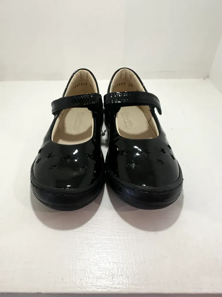 Froddo School Shoes | Mia Stars | Black Patent