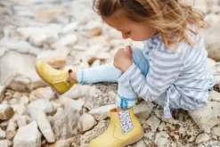 Froddo Yellow Chelsea Boot | Chelys | Bright Yellow & Floral