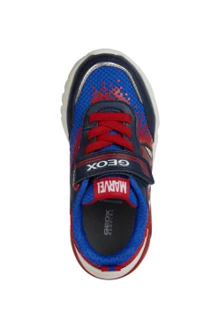 Geox Ciberdron Trainers | Spiderman | Navy & Red
