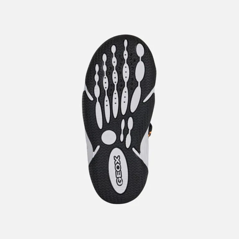 Geox Kids Sandals | Waterproof Wader | Navy & Orange Fluro