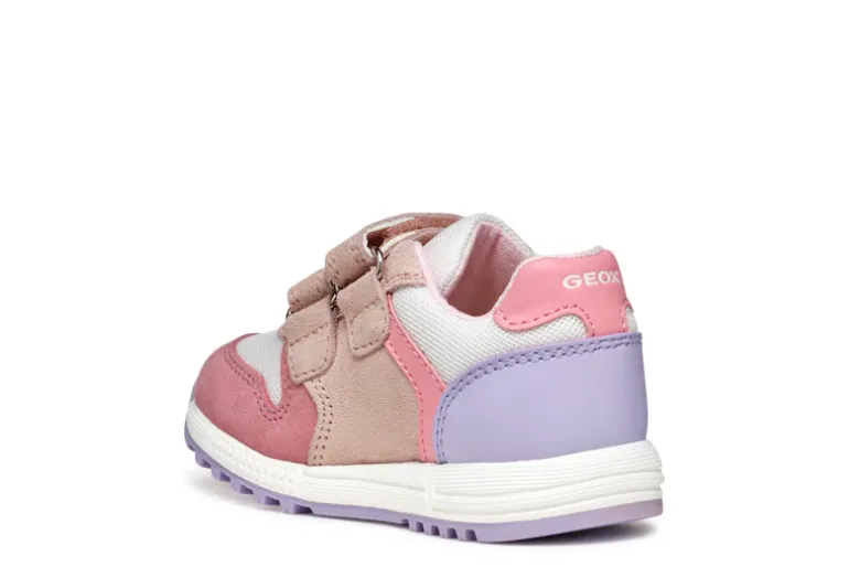 Geox Kids Trainers | Alben | Rose & White