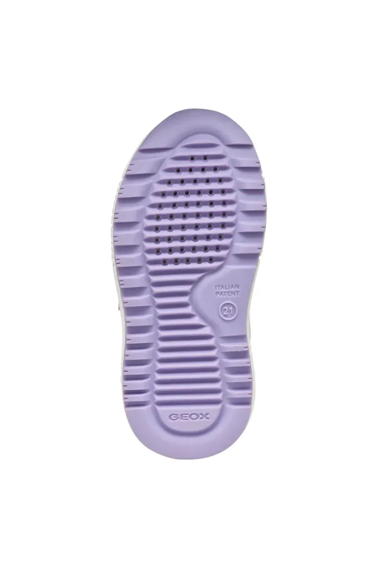 Geox Kids Trainers | Alben | Rose & White