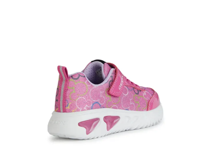 Geox Kids Trainers | Assister | Fuchsia & Multi