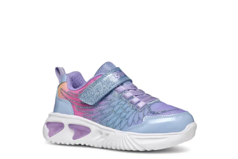 Geox Kids Trainers | Assister | Sky & Multi