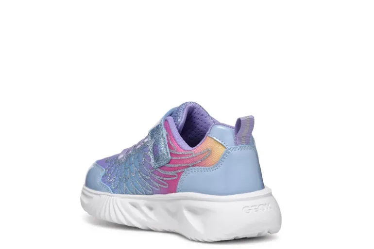 Geox Kids Trainers | Assister | Sky & Multi