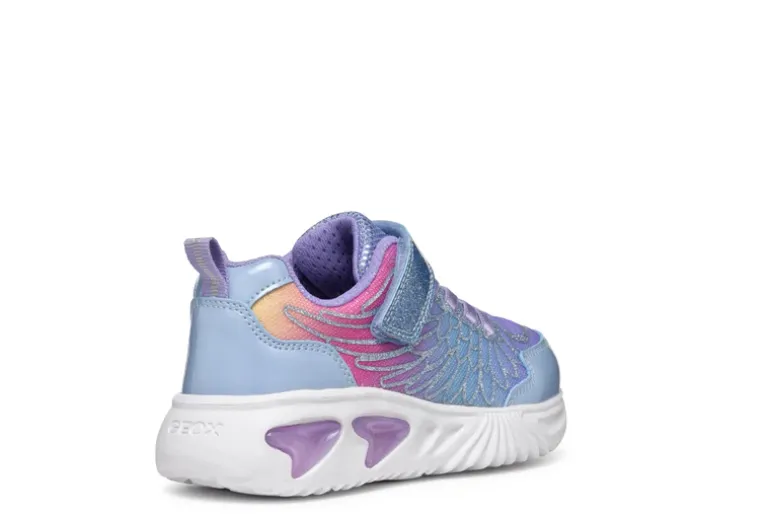 Geox Kids Trainers | Assister | Sky & Multi