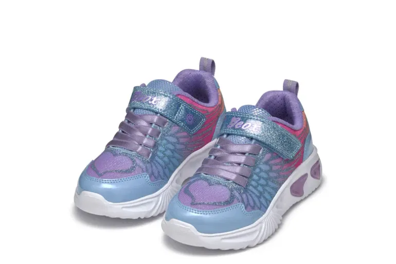 Geox Kids Trainers | Assister | Sky & Multi