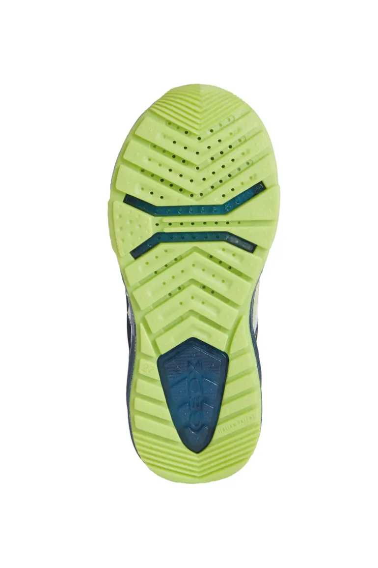 Geox Kids Trainers | Bayonyc | Navy & Lime Shark