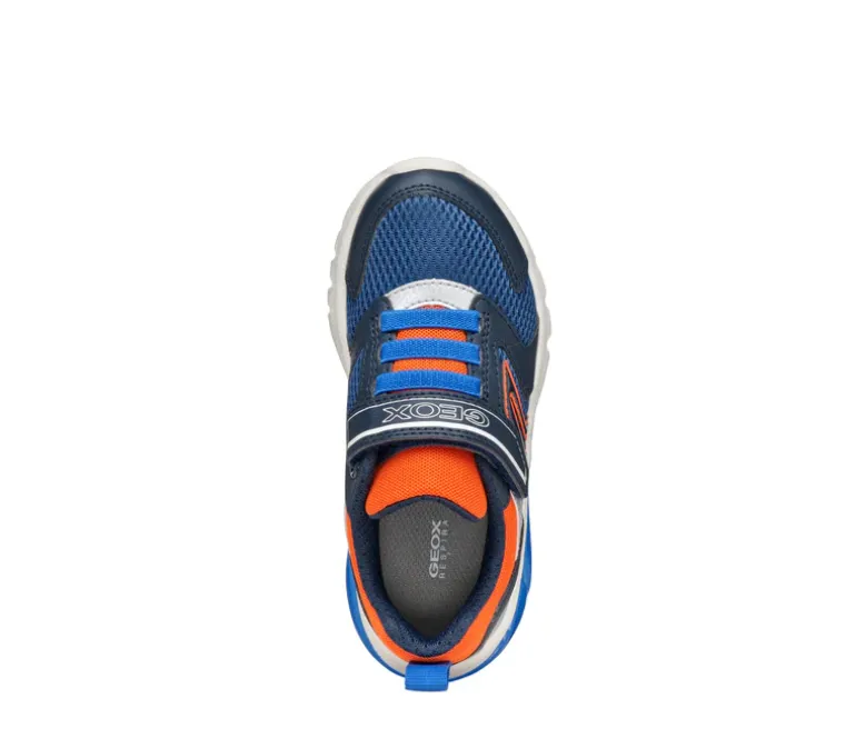 Geox Kids Trainers | Ciberdron | Navy & Orange