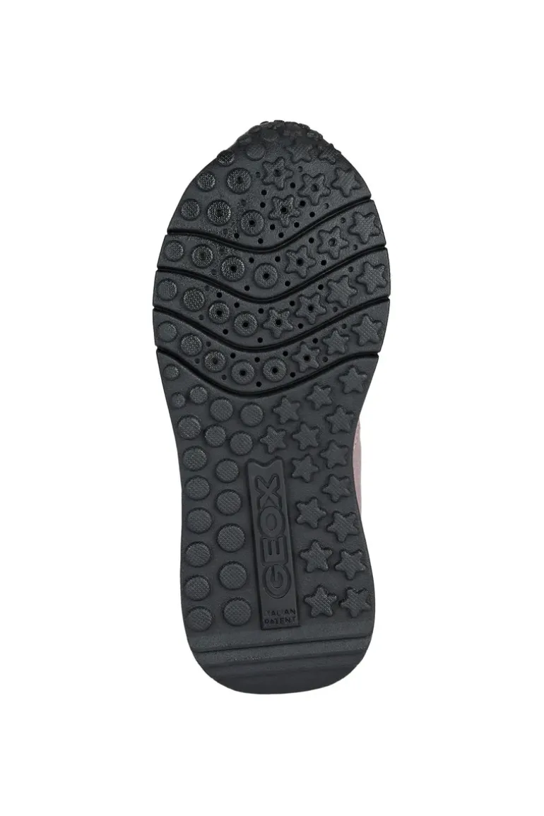Geox Kids Trainers | Fastics Velcro | Rose Smoke