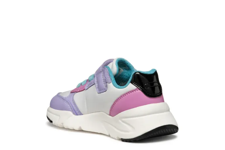 Geox Kids Trainers | Loftus | Lilac & Turquoise