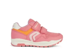 Geox Kids Trainers | Pavel | Coral & Pink