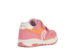 Geox Kids Trainers | Pavel | Coral & Pink