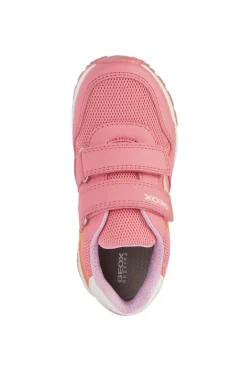 Geox Kids Trainers | Pavel | Coral & Pink