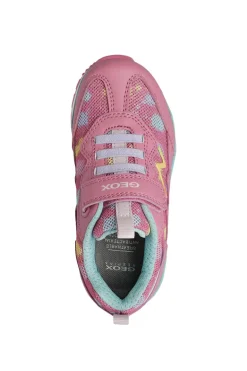 Geox Kids Trainers | Pavel | Fuchsia & Watersea