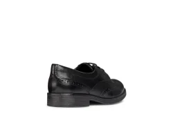 Geox School Shoes | Agata D Lace Up | Black Leather