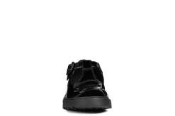 Geox School Shoes | Casey T-Bar | Black Patent