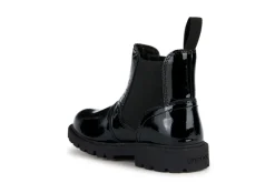 Geox School Shoes | Shaylax Chelsea Boot | Black Patent