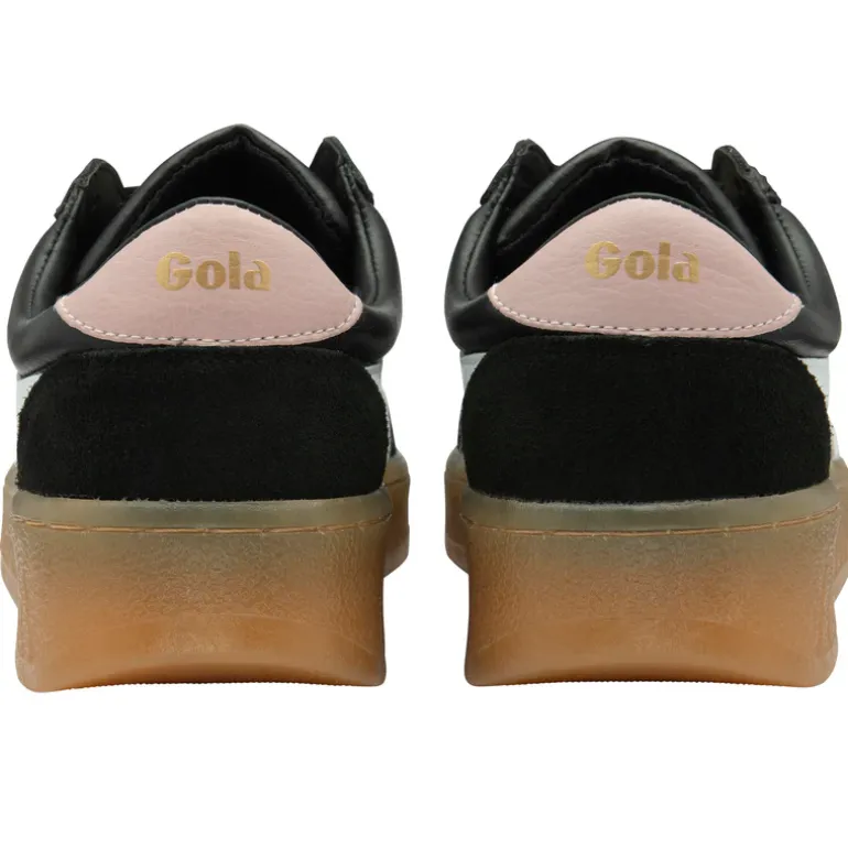 Gola Women's Trainers | Grandslam Elite | Black & Pink Gum