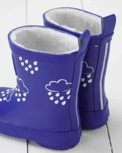 Grass & Air Wellies | Teddy Colour Changing | Ink Blue