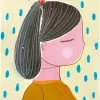 Marta Abad Blay | Girl 1 Artwork Print | 50x70cm