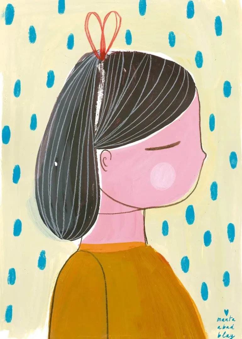 Marta Abad Blay | Girl 1 Artwork Print | 50x70cm