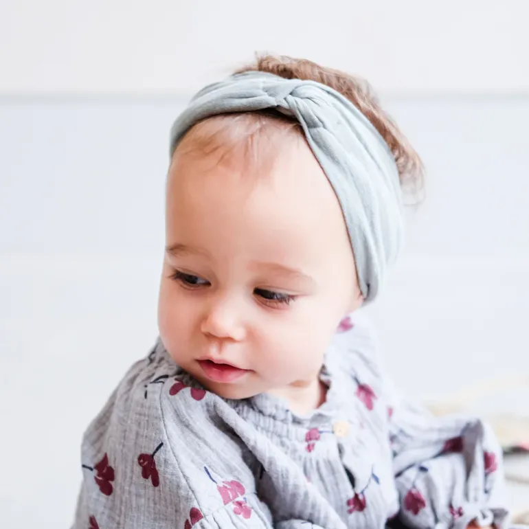 Mimi & Lula Knot Headband | Bando | Green/Blue