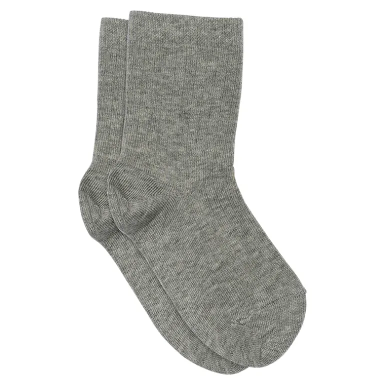 MP Denmark Cotton socks | Rib | Grey
