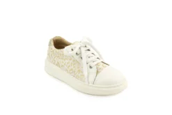 Petasil | Annette | Trainers | White & Gold leopard