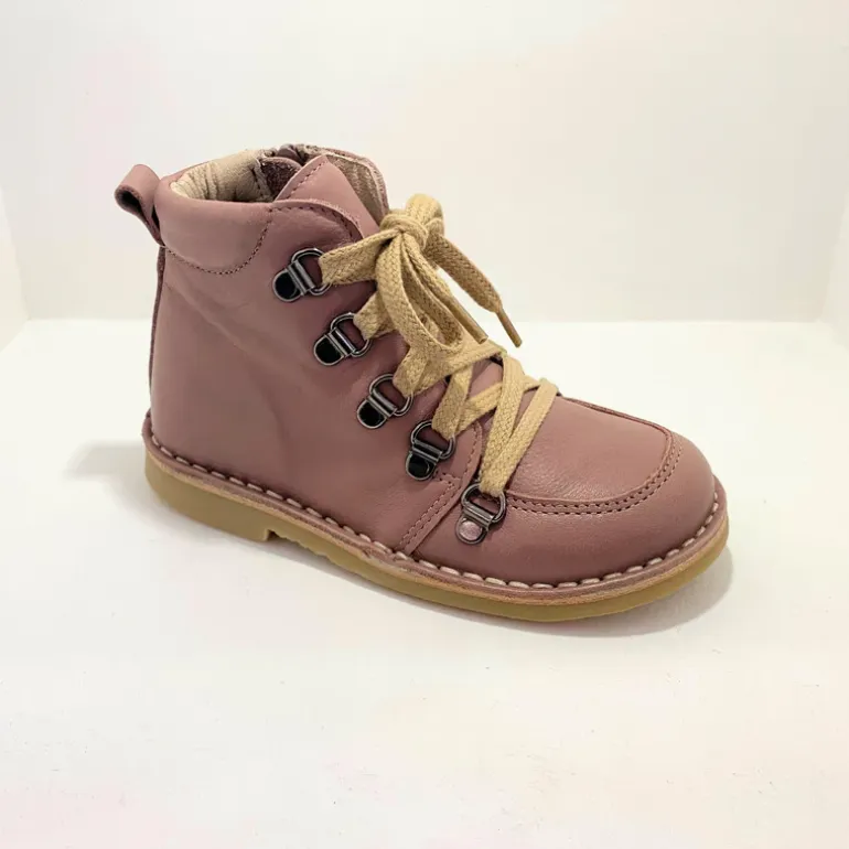 Petasil Kent | Lace Hiking Style Boots | Pink Panama Savana