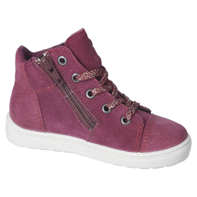 Ricosta Boots | Mel Waterproof Lace-up / Zip | Merlot