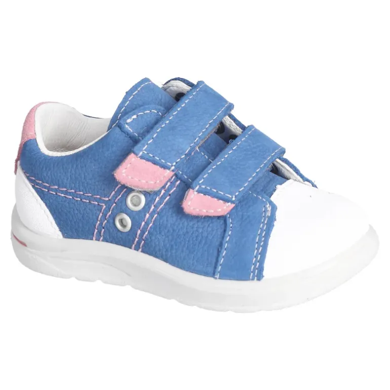 Ricosta Shoes | Nippy Velcro | Azur Blue & Rose