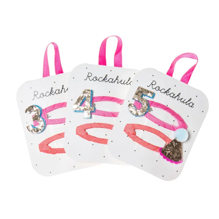 Rockahula Kids Hair Clips | Birthday Glitter No. 3