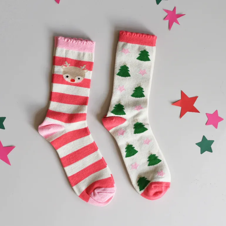 Rockahula Kids Socks | pack of 2 | Jolly Christmas
